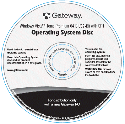 download gateway system recovery